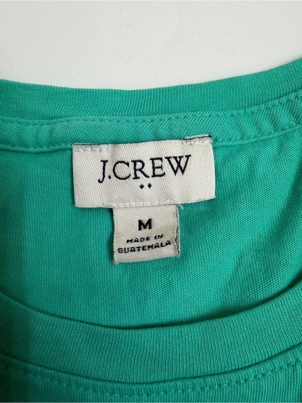 J.Crew NWOT Re-Imagined Aqua Tiered Swing Dress Medium 100% Cotton Sleeveless‎ - Picture 2 of 10